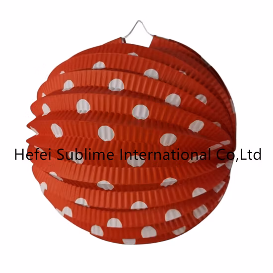 Festival Wedding Party Decoration Quality Chinese Supplier Watermelon Accordion Paper Lantern