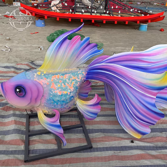 Spettacolo gigante all'aperto Lanterna cinese delle luci del festival di primavera