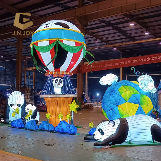 Tessuto decorativo per il festival di Capodanno, lanterna tradizionale cinese della barca del drago