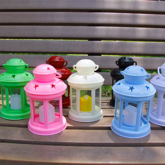 Luci interne decorative per la casa Lanterna di uragano di Natale